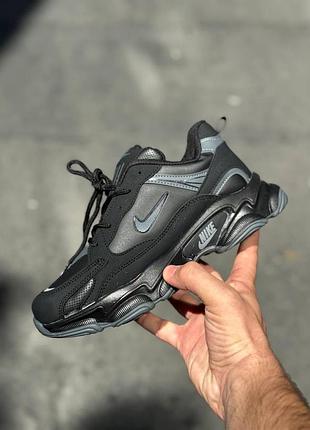 Чоловічі кросівки nike black gray чорний сірий 40 41
