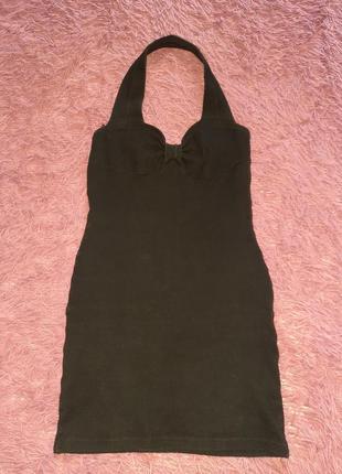Черное платье сарафан