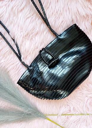 Плетеная сумка с длинными ручками премиального бренда carvela итальялия3 фото