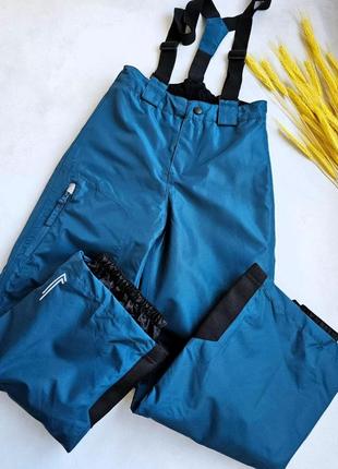 Лыжные штани термо 134-140см crivit❄️штаны зимние детские ❄️горнолыжные штаны мембранные термокобинезон