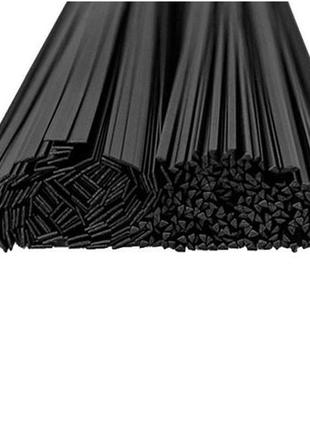 P/e+ epdm-md10   пластик 50 грам мікс чорний. прутки (електроди) стержні для паяння зварювання ремонт пластика пластмас