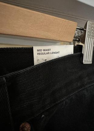 Прямі рівні  базові чорно сірі джинси zara іспанія 🇪🇸❤️8 фото