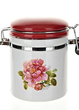 Банка "райский сад" 220мл для сыпучих продуктов с металлической затяжкой