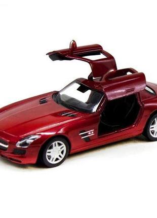 Машинка kinsmart "mercedes-benz sls amg" (червона)