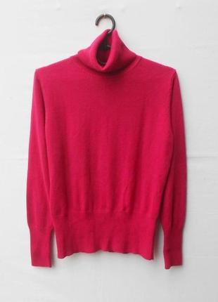 Мягенький свитер водолазка смесового состава с шерстью paul brial