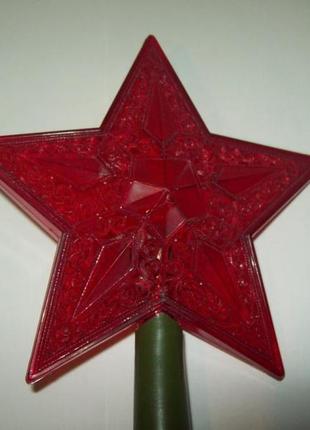 Елочная игрушка звезда верхушка макушка на елку ажурная ссср редкая5 фото