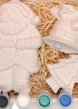 Гіпсова фігурка розмальовка іграшка на ялинку