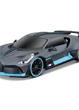 Автомодель maisto bugatti divo со светом и звуком 1:24 (81730 dark grey)