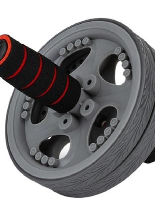 Колесо для преса power system ps-4042 dual-core ab wheel grey/black _ttar