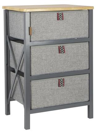 Комод розкладний bo-camp hamlets grey/brown (1609312)