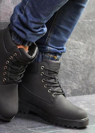 Зимние мужские кроссовки timberland (чорні) зима4 фото