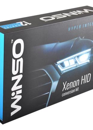 Комплект біксенону winso h4 bi-xenon 5000k, 85v, 35w p43t-38 ket