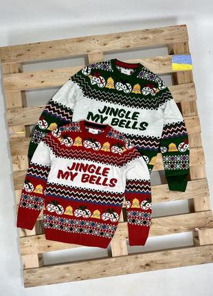 Джемпер новорічний светр c&amp;a кофта свитр новогодняя