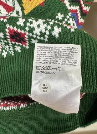 Джемпер новорічний светр c&amp;a кофта свитр новогодняя