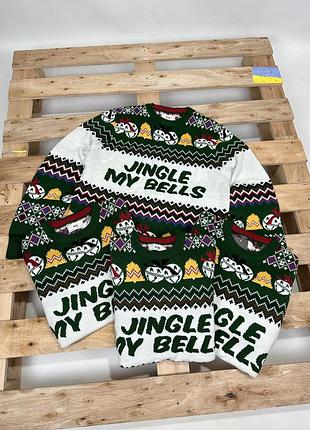 Джемпер новорічний светр c&amp;a кофта свитр новогодняя