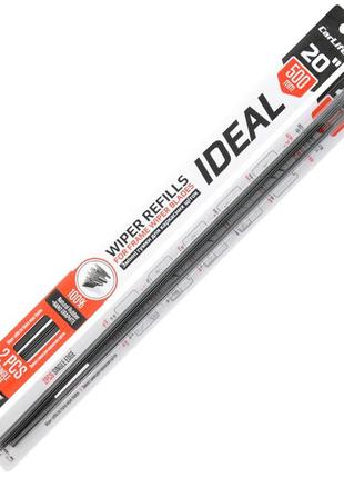 Сменные резинки carlife single edge 20/500мм без метал.направляющих
