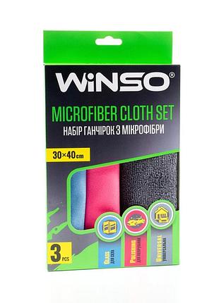 Набор тряпок из микрофибры winso, 30*40см