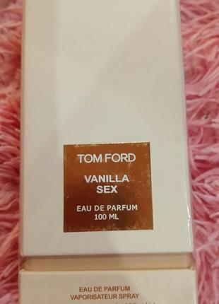 Роскошь! триумфальный парфюм-унисекс tom ford vanilla sex 100ml абсолютно новый запечатан. дорогая лицензия vip