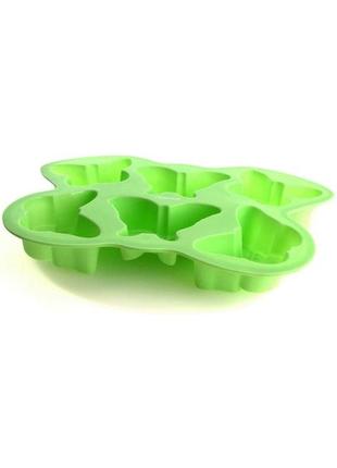 Форма для выпечки fissman бабочки силиконовая 32.5х23см, 6 ячеек2 фото