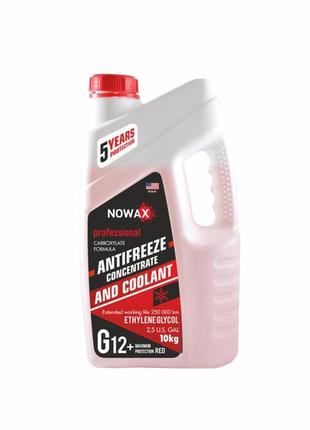 Антифриз nowax red g12+ (красный) 10кг