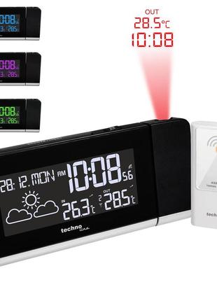 Годинник проєкційний technoline wt539 black (wt539) d_4356 ttar