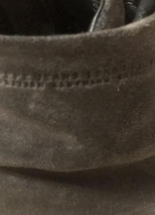 Ботинки мужские pepe jeans серый замш