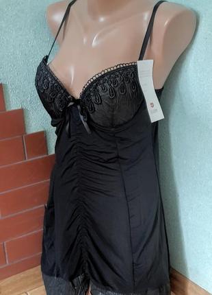 Соблазнительный пенюар и трусики танга эротическое платье