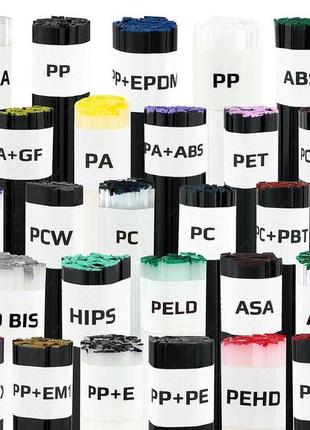 P/e+ epdm-md10 пластик 2 шт микс черный. прутки (электроды) стержни стержни для пайки сва...