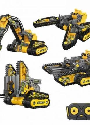 Конструктор на радіокеруванні 4 в 1 176 деталей, пульт 2.4 ghz, наліпки, в коробці