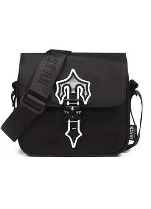 Сумка trapstar irongate t crossbody чорний/білий