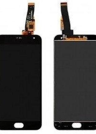 Дисплей meizu m2/ m2 mini (m578) + сенсор чёрный маленькая микросхема 5x5 mm