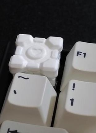 Companion cube cherry-mx keycap, кнопка для клавіатури