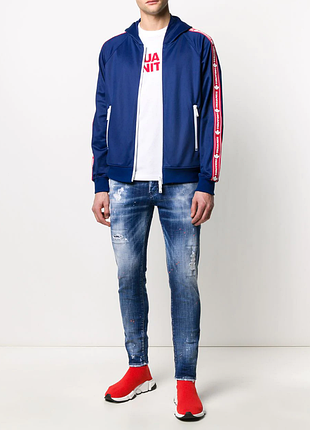 Dsquared2 джинсы скинни с эффектом брызг р. 34-маломер