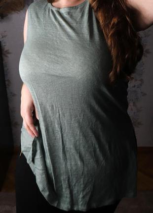 Новая блуза, лен, размер 44