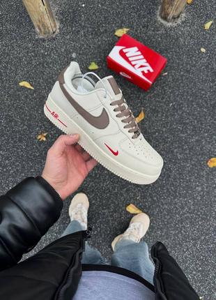 Зимние кроссовки nike air force, топ качество (essenti mocco low)
