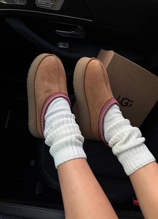 Ugg tazz  platform chestnut premium