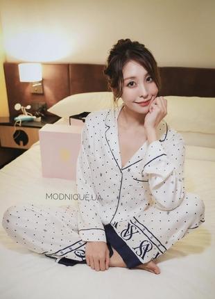 Сатинова піжама victoria's secret вікторія сікрет оригінал