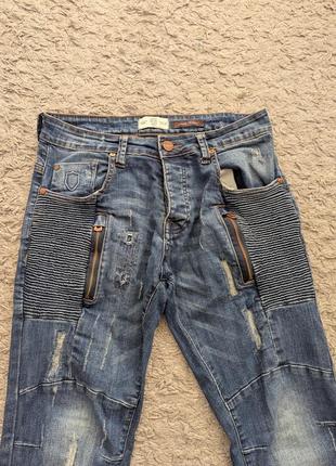 Джинсы police 883, model cassady (regular), size w32l32, пияс 41-45(хорошо тянется),...