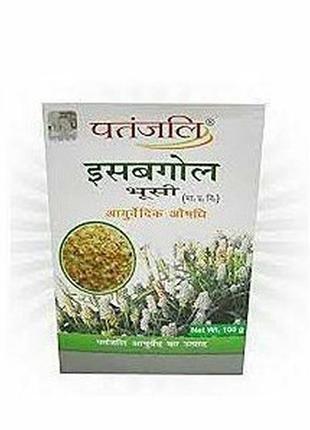 Аюрведическое слабительное исабгол,100 г, патанджали, isabgol husk, patanjali