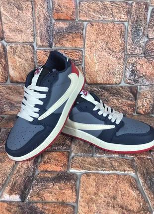 Кросівкии підліткові nike air jordan travis scott