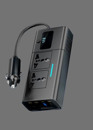 Инвертор/ автомобильный преобразователь от прикуривателя, 12v, 200w