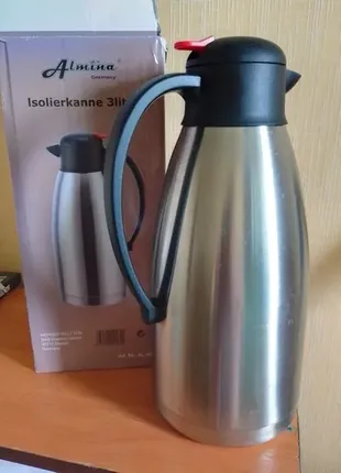 Термос нержавіюча сталь, 3 літри