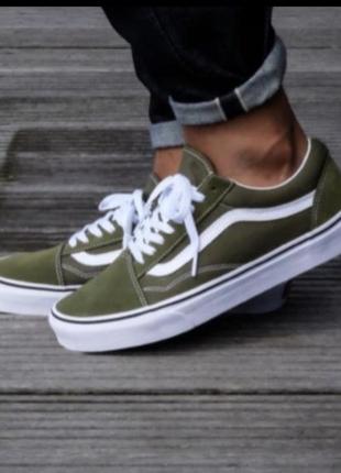 Шкіряні замшеві кеди vans old school оригінал !