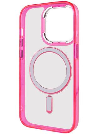 Чехол tpu iris with magsafe для apple iphone 12 pro max (6.7") малиновый | crimson 4