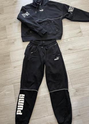 Костюм пума, джемпер, худи, штаны puma, женские брюки