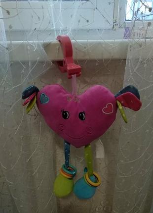 Сердечко подвеска в кроватку в кровотоке в тележку в коляску