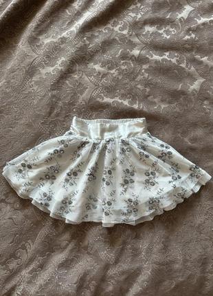 Серебристая юбочка