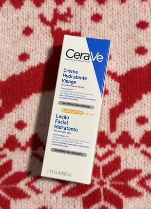Денний зволожувальний крем для нормальної та сухої шкіри cerave am facial moisturising lotion spf30
