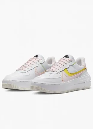 Женские кроссовки air force jeans 1 plt.af.orm white