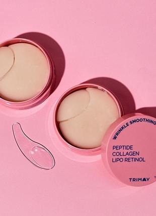 Патчі для очей trimay wrinkle smoothing gel eye patch з ліфтинг ефектом
